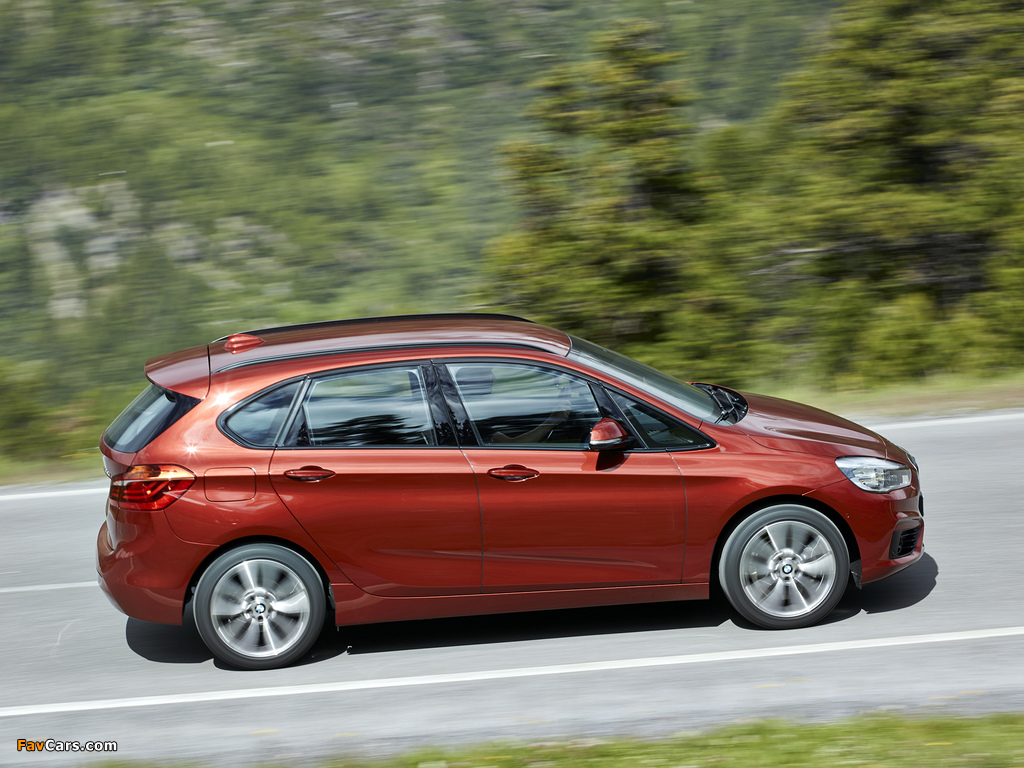 BMW 218d Active Tourer Sport Line (F45) 2014 pictures (1024 x 768)