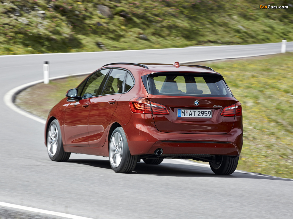 BMW 218d Active Tourer Sport Line (F45) 2014 pictures (1024 x 768)