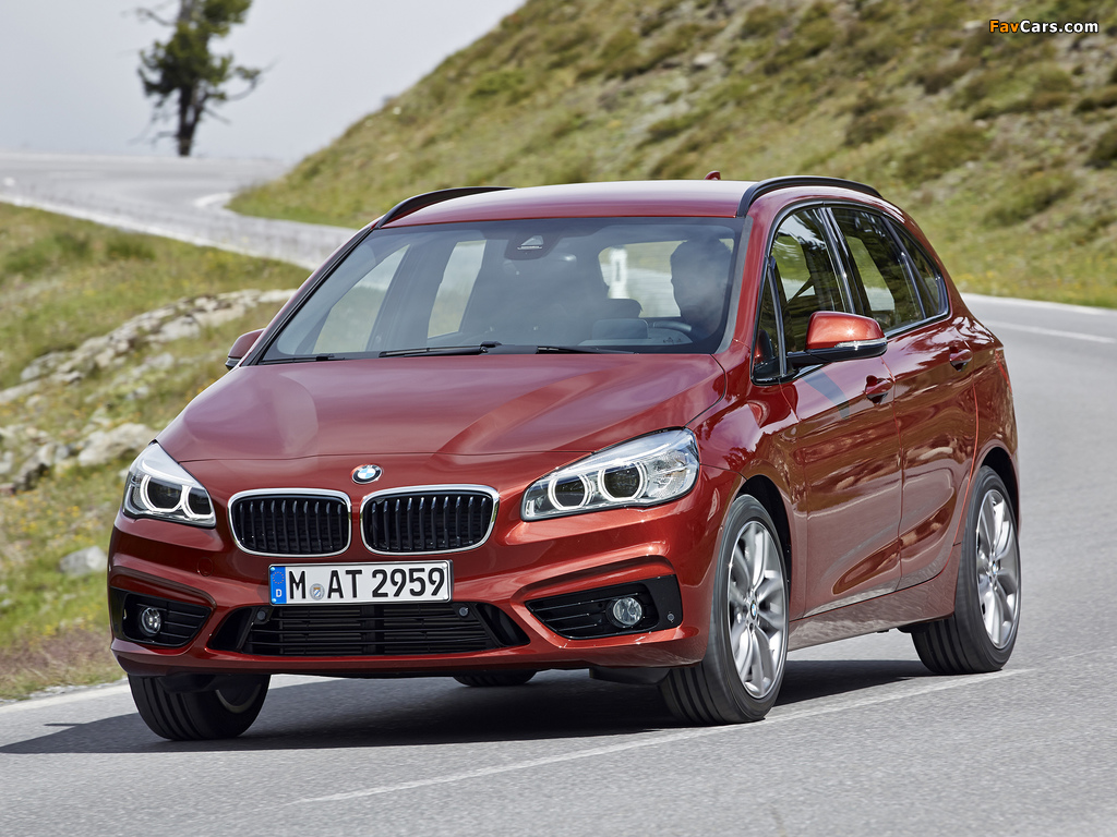 BMW 218d Active Tourer Sport Line (F45) 2014 pictures (1024 x 768)