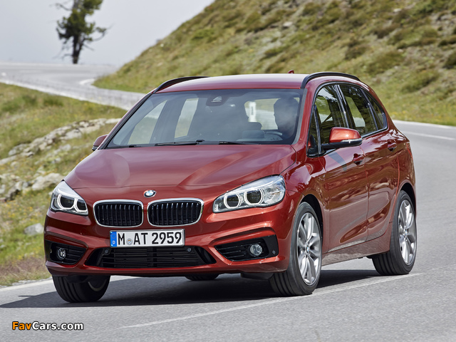 BMW 218d Active Tourer Sport Line (F45) 2014 pictures (640 x 480)