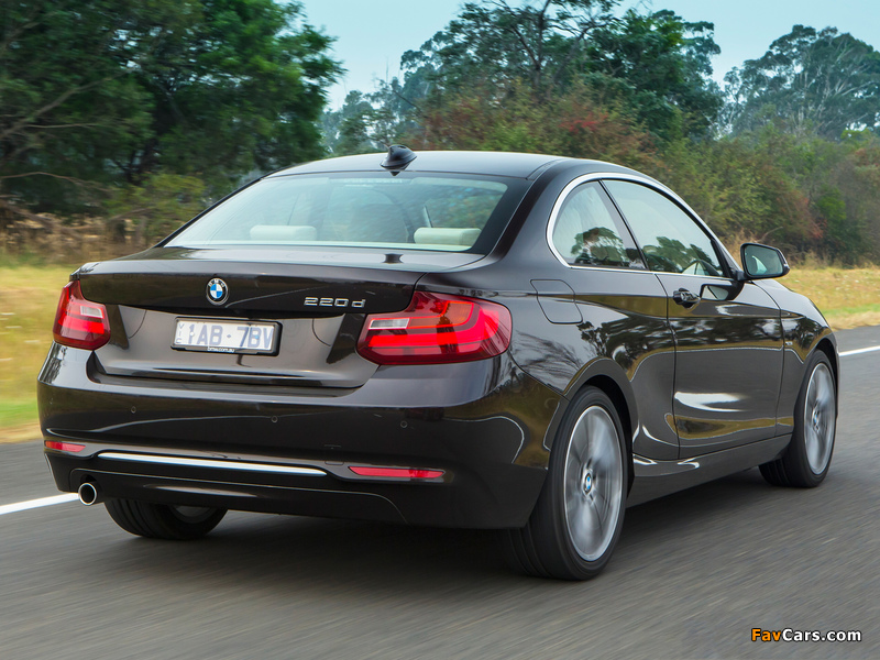 BMW 220d Coupé Modern Line AU-spec (F22) 2014 pictures (800 x 600)