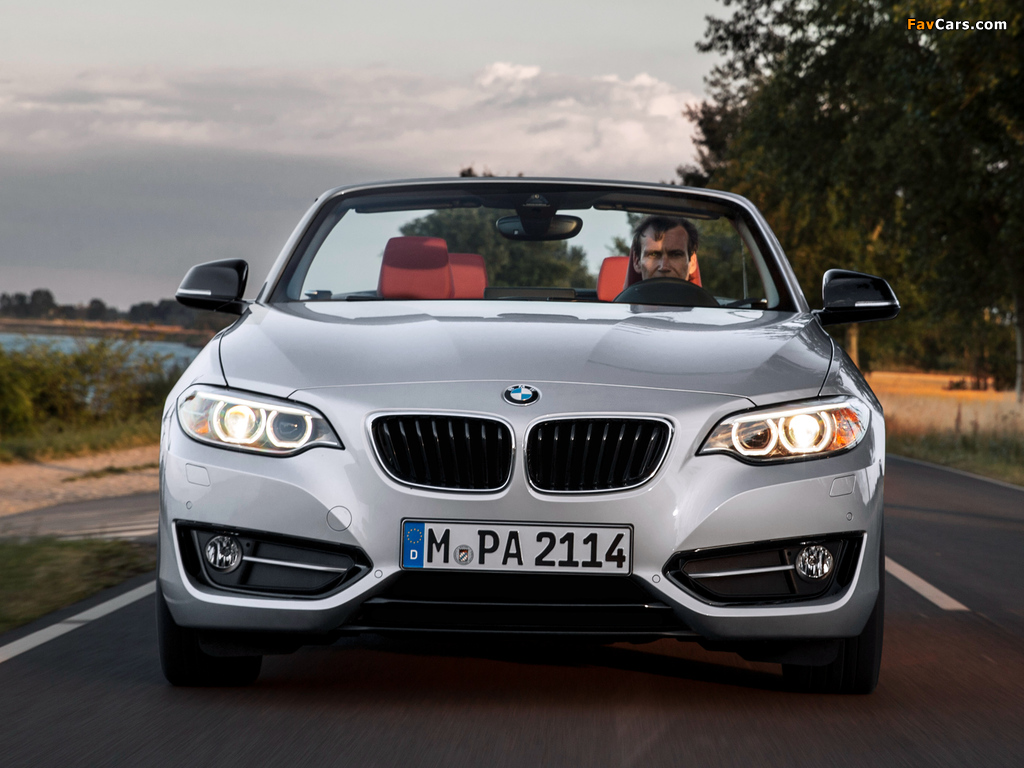 BMW 228i Cabrio Sport Line (F23) 2014 pictures (1024 x 768)