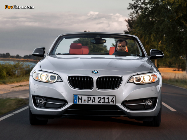BMW 228i Cabrio Sport Line (F23) 2014 pictures (640 x 480)