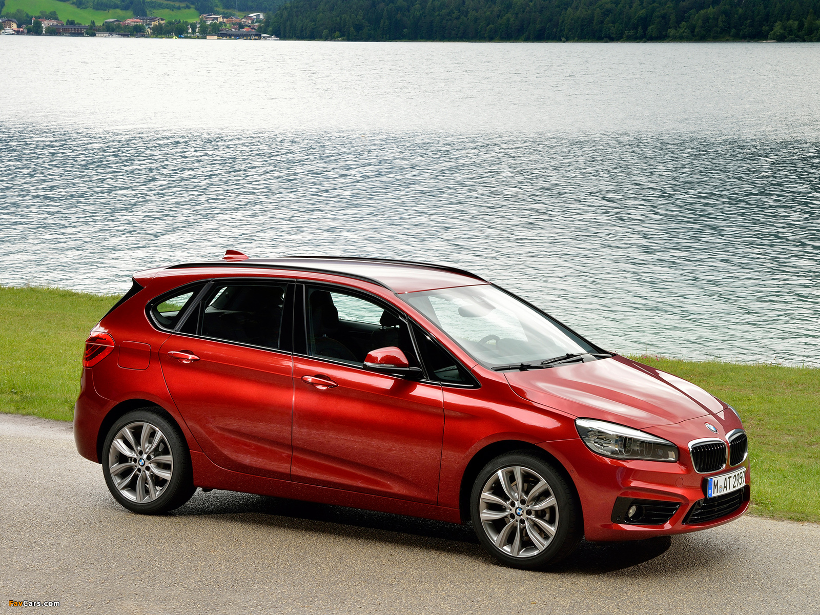 BMW 218d Active Tourer Sport Line (F45) 2014 wallpapers (1600 x 1200)