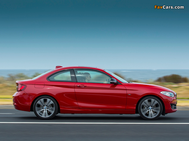 Images of BMW 220i Coupé Sport Line AU-spec (F22) 2014 (640 x 480)