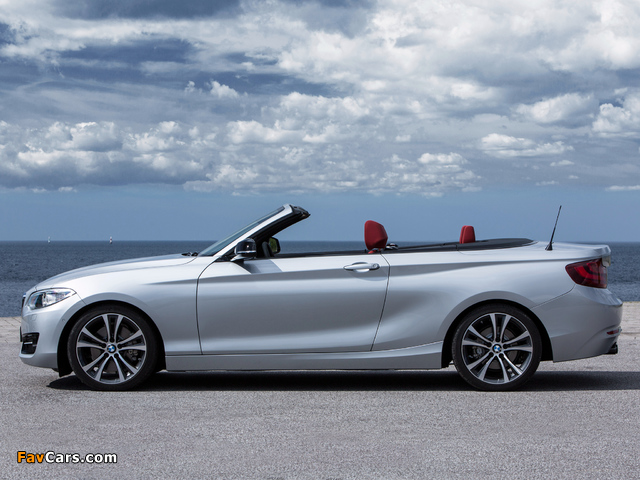 Images of BMW 228i Cabrio Sport Line (F23) 2014 (640 x 480)
