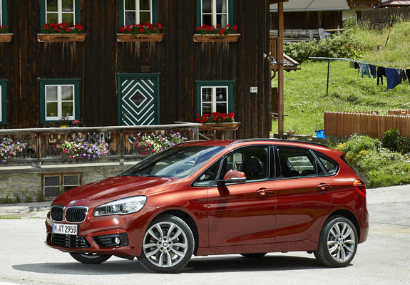 Photos of BMW 218d Active Tourer Sport Line (F45) 2014