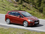 Photos of BMW 218d Active Tourer Sport Line (F45) 2014