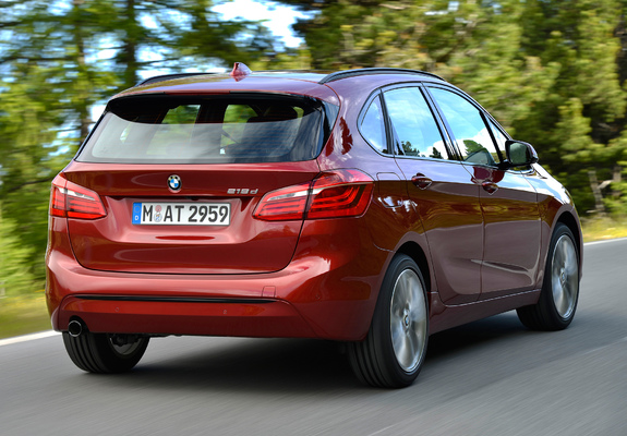 Photos of BMW 218d Active Tourer Sport Line (F45) 2014