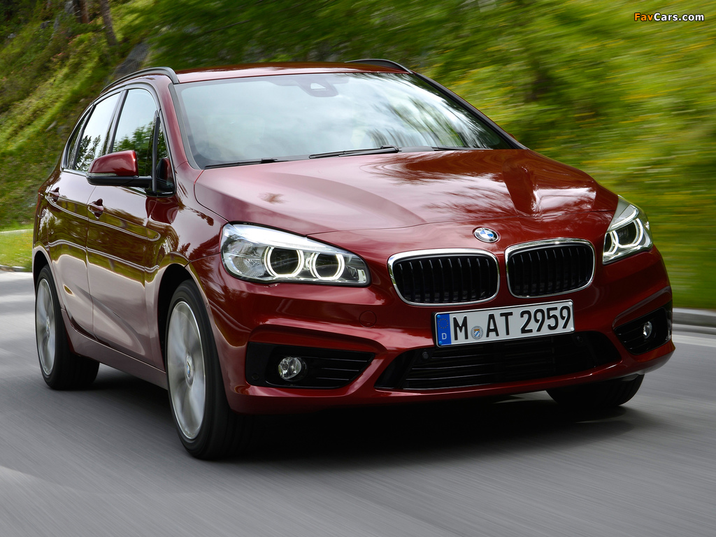 Photos of BMW 218d Active Tourer Sport Line (F45) 2014 (1024 x 768)