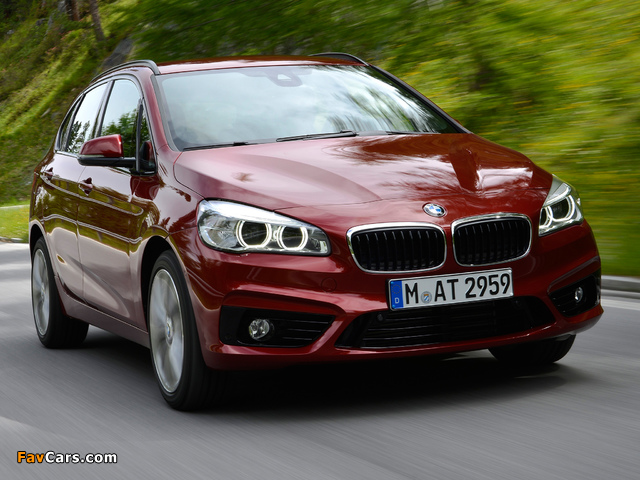 Photos of BMW 218d Active Tourer Sport Line (F45) 2014 (640 x 480)