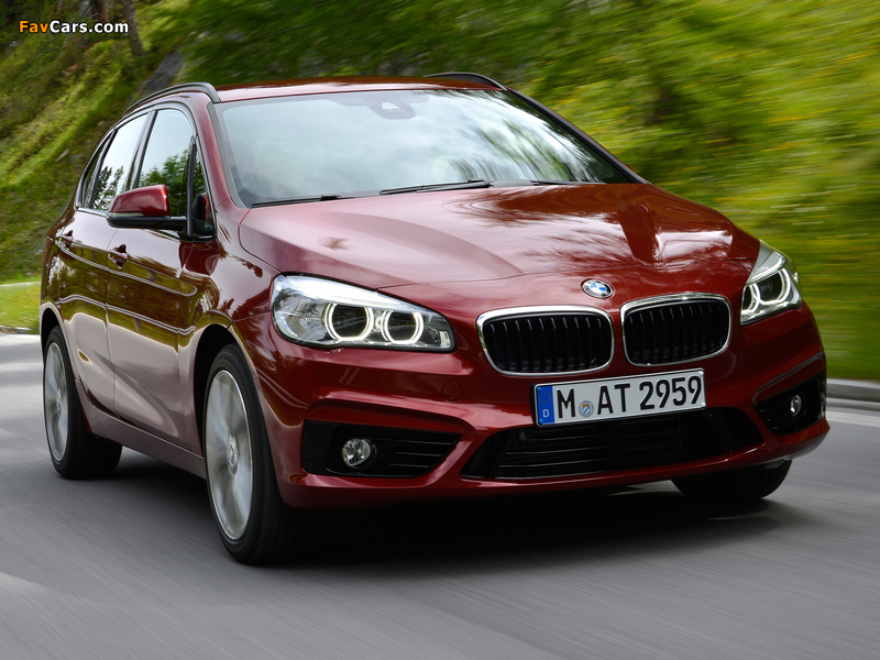 Photos of BMW 218d Active Tourer Sport Line (F45) 2014 (800 x 600)