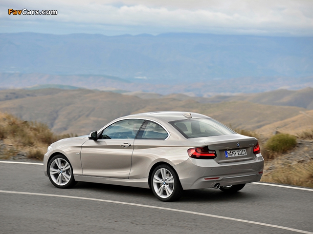 Photos of BMW 220d Coupé Modern Line (F22) 2014 (640 x 480)