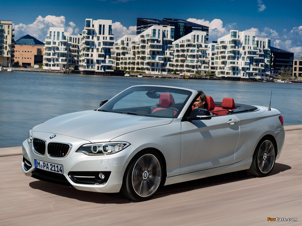 Pictures of BMW 228i Cabrio Sport Line (F23) 2014 (1024 x 768)