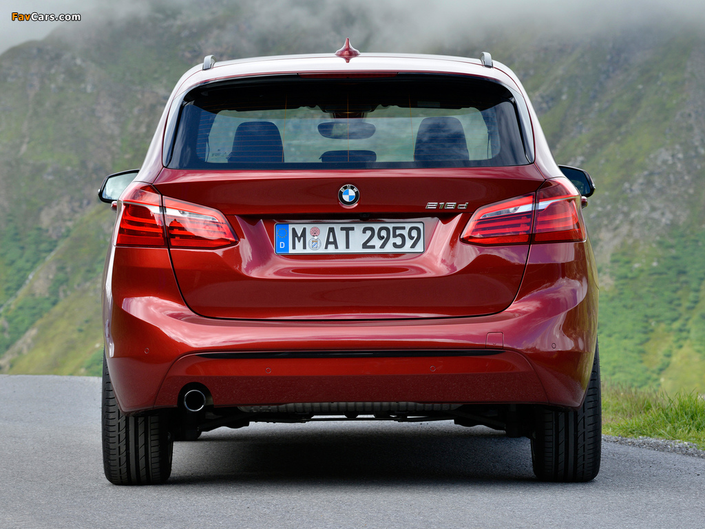 Pictures of BMW 218d Active Tourer Sport Line (F45) 2014 (1024 x 768)