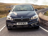 Pictures of BMW 218d Active Tourer Luxury Line UK-spec (F45) 2014