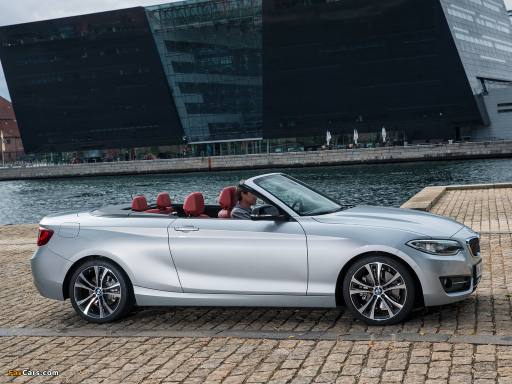 Pictures of BMW 228i Cabrio Sport Line (F23) 2014 (1024 x 768)