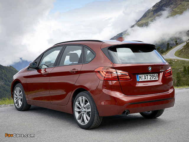 BMW 218d Active Tourer Sport Line (F45) 2014 wallpapers (640 x 480)