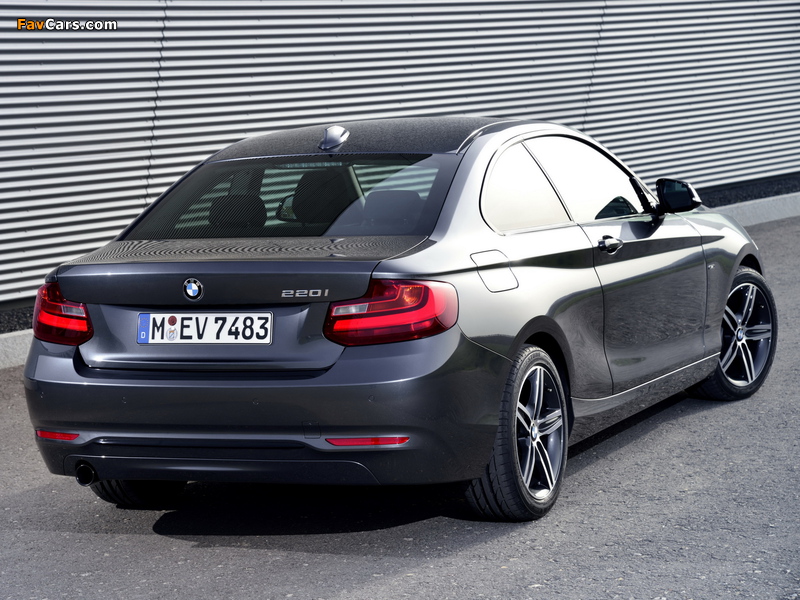 BMW 220i Coupé Sport Line (F22) 2014 wallpapers (800 x 600)