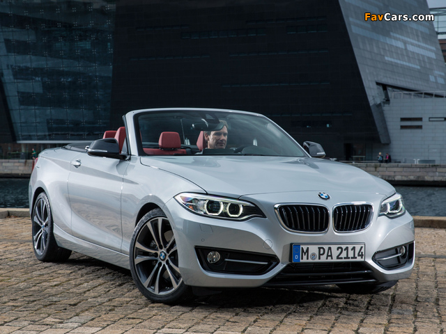 BMW 228i Cabrio Sport Line (F23) 2014 wallpapers (640 x 480)