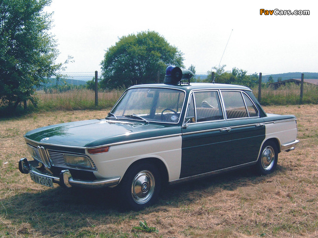 BMW 2000 Polizei (E121) 1966–72 photos (640 x 480)