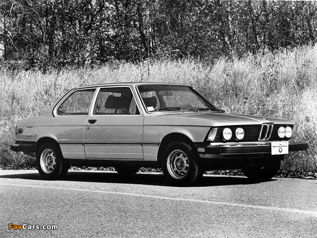 BMW 320i Coupe US-spec (E21) 1977–82 wallpapers (640 x 480)