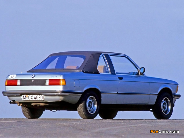 BMW 318i Top Cabriolet by Baur (E21) 1980–82 pictures (640 x 480)