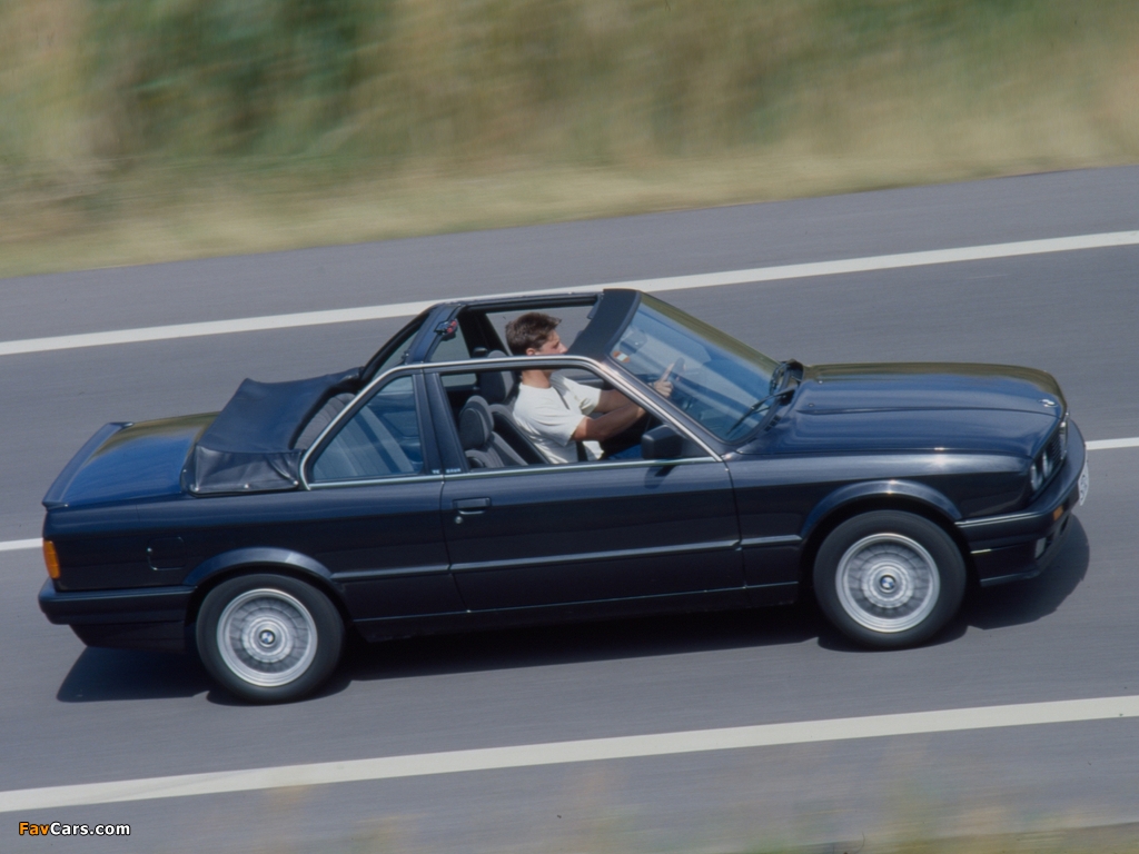 BMW 323i Top Cabriolet by Baur (E30) 1982–85 images (1024 x 768)