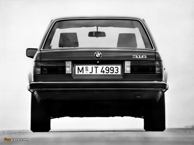 BMW 316 Coupe (E30) 1982–87 photos (800 x 600)