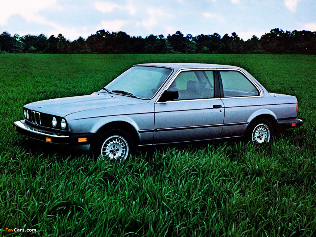 BMW 318i Coupe US-spec (E30) 1982–91 pictures (1024 x 768)