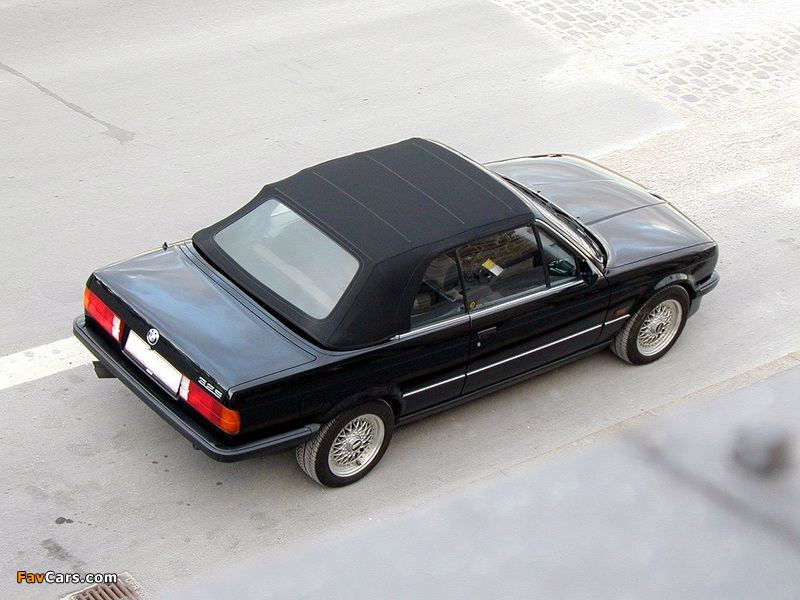 BMW 325i Cabrio (E30) 1985–93 wallpapers (800 x 600)