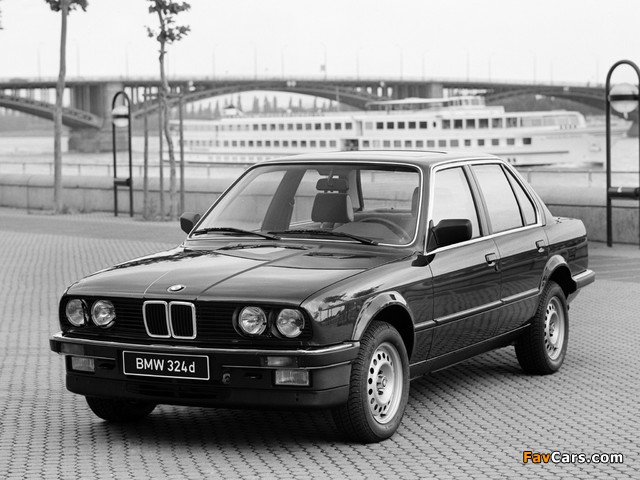 BMW 324d Sedan (E30) 1985–90 wallpapers (640 x 480)