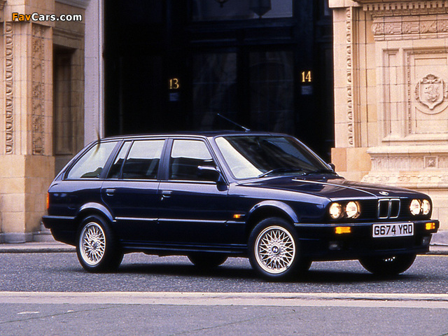 BMW 320i Touring UK-spec (E30) 1988–91 wallpapers (640 x 480)