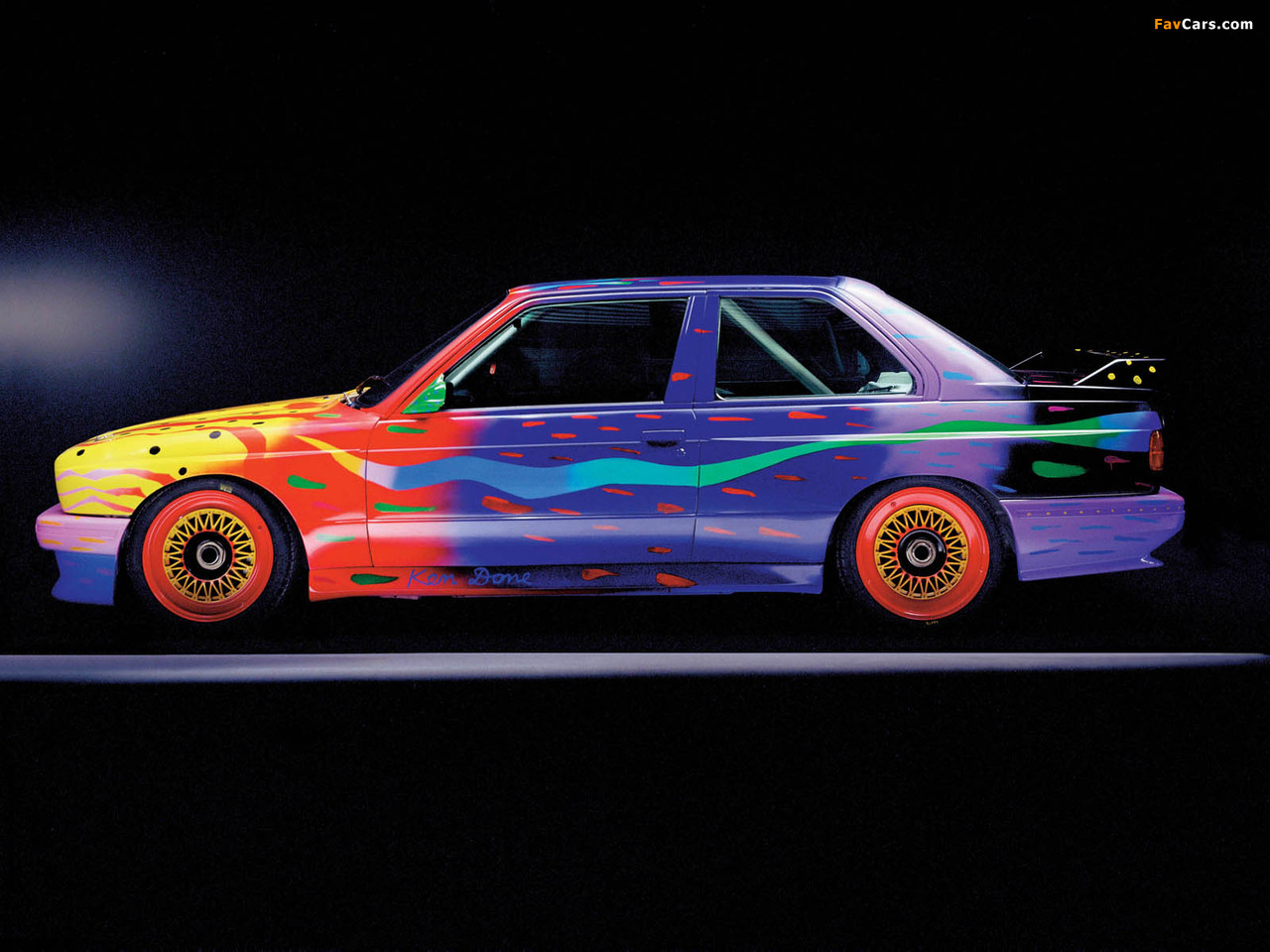 BMW M3 Gruppe A Art Car by Ken Done (E30) 1989 images (1280 x 960)