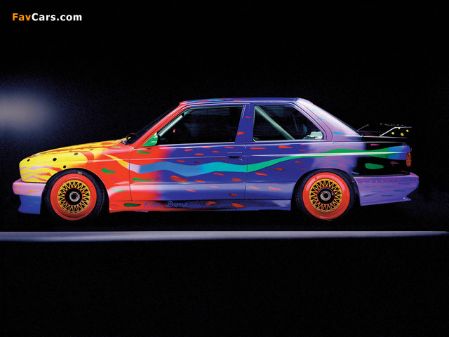 BMW M3 Gruppe A Art Car by Ken Done (E30) 1989 images (640 x 480)