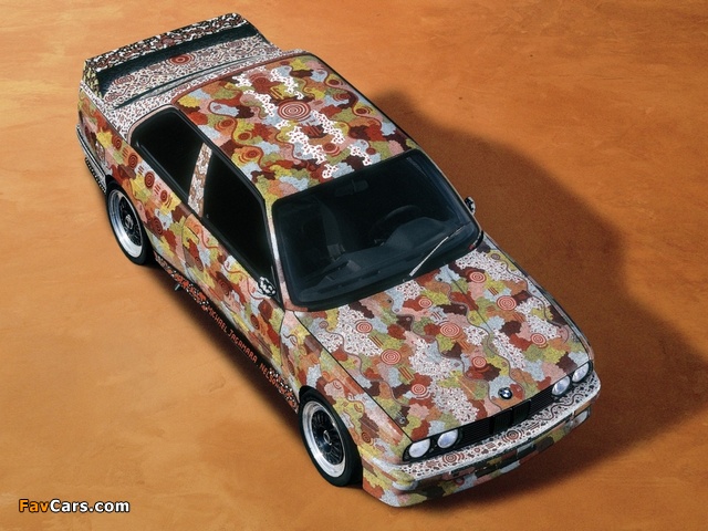 BMW M3 Art Car by Michael Jagamara Nelson (E30) 1989 images (640 x 480)