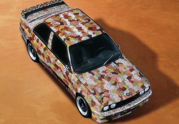 BMW M3 Art Car by Michael Jagamara Nelson (E30) 1989 images