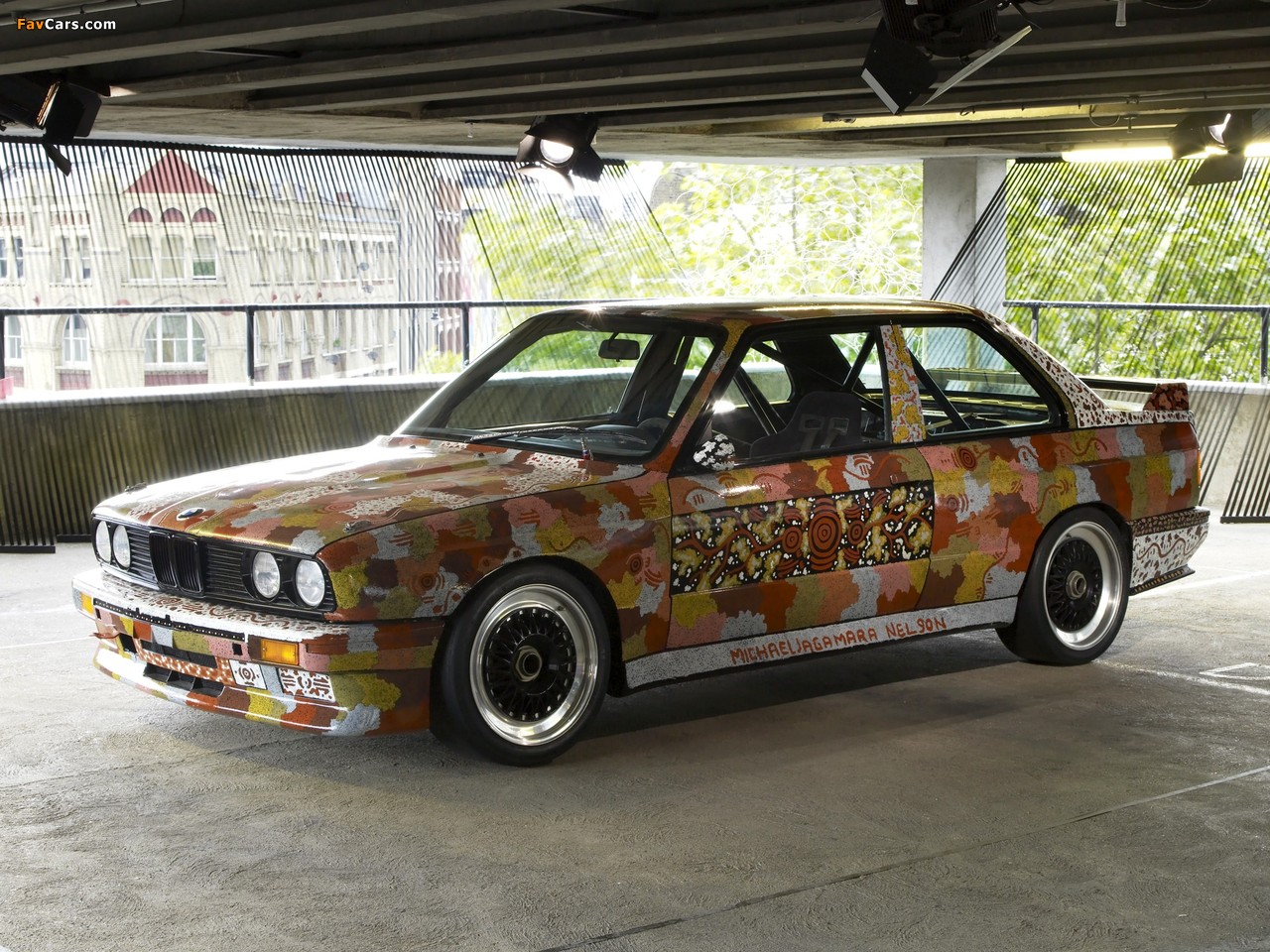 BMW M3 Art Car by Michael Jagamara Nelson (E30) 1989 photos (1280 x 960)