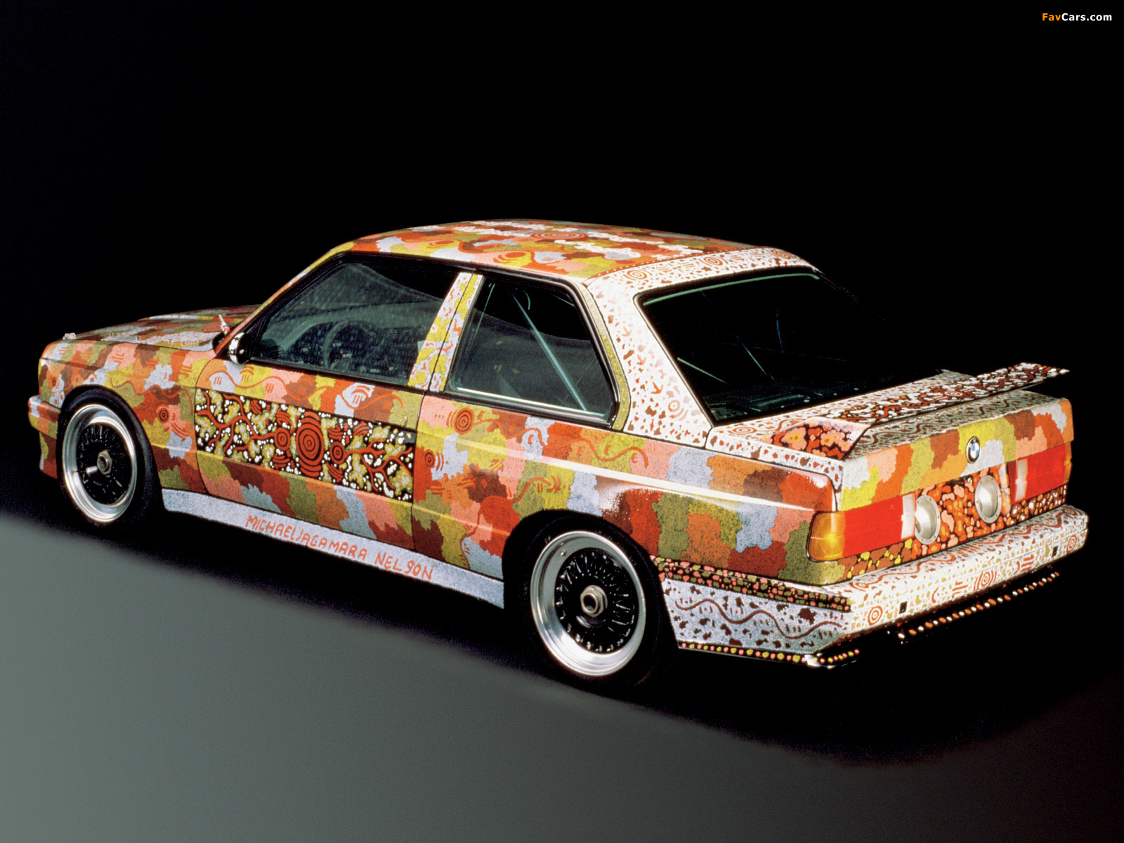 BMW M3 Art Car by Michael Jagamara Nelson (E30) 1989 pictures (1600 x 1200)