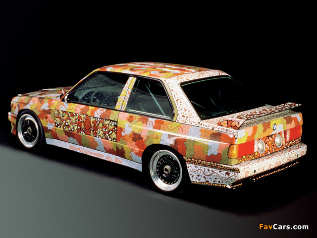 BMW M3 Art Car by Michael Jagamara Nelson (E30) 1989 pictures (640 x 480)