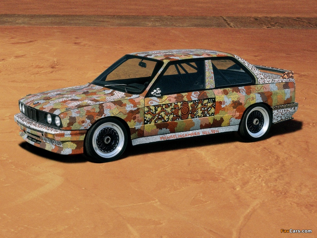 BMW M3 Art Car by Michael Jagamara Nelson (E30) 1989 pictures (1024 x 768)