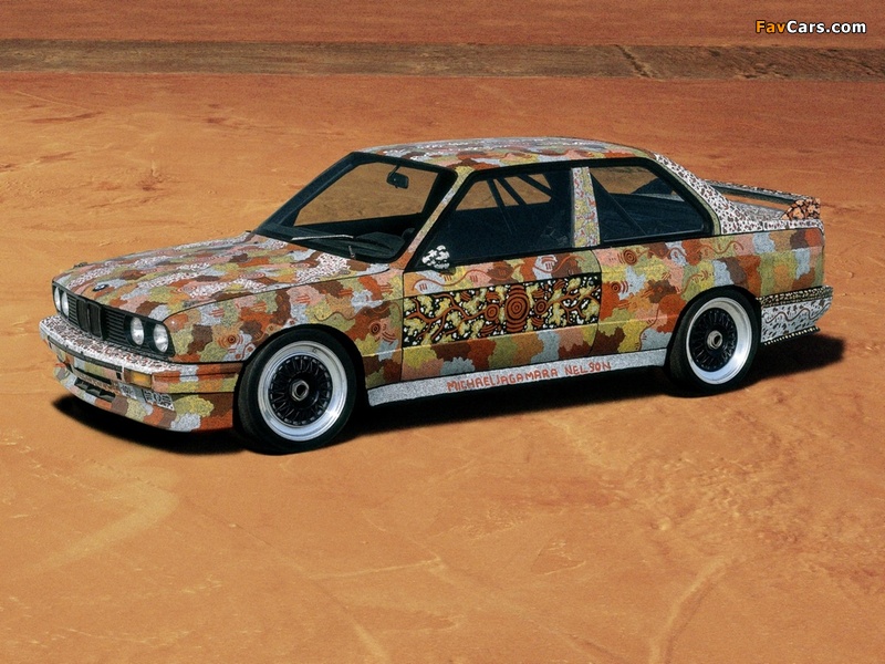 BMW M3 Art Car by Michael Jagamara Nelson (E30) 1989 pictures (800 x 600)
