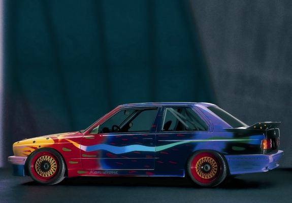 BMW M3 Gruppe A Art Car by Ken Done (E30) 1989 wallpapers