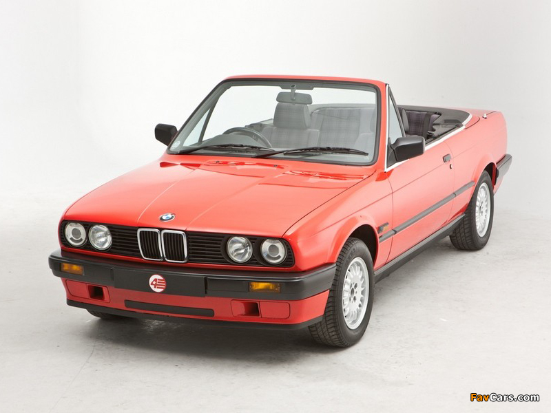 BMW 318i Cabrio UK-spec (E30) 1990–93 images (800 x 600)