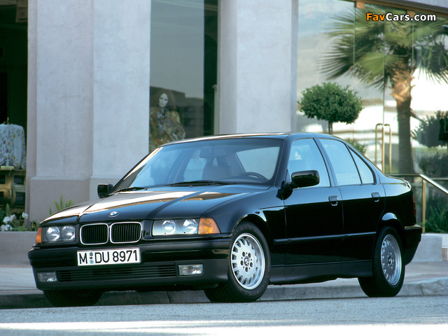 BMW 320i Sedan (E36) 1991–98 images (640 x 480)