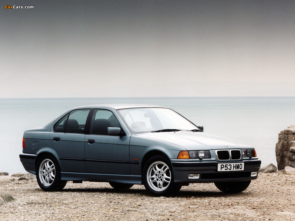 BMW 320i Sedan (E36) 1991–98 wallpapers (1024 x 768)