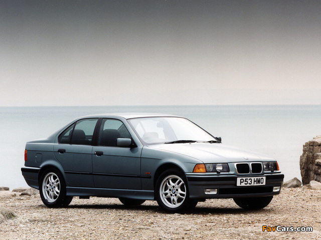 BMW 320i Sedan (E36) 1991–98 wallpapers (640 x 480)