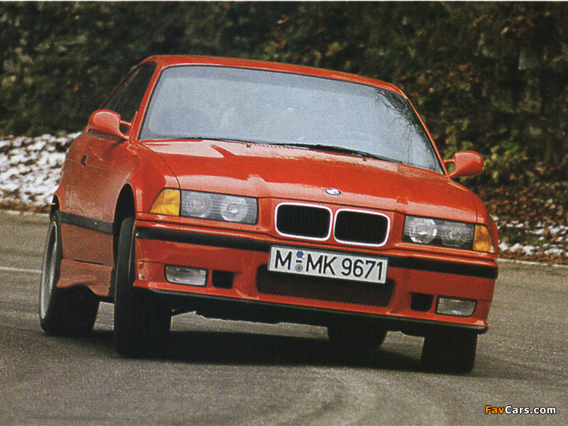 BMW M3 Coupe (E36) 1992–98 pictures (800 x 600)