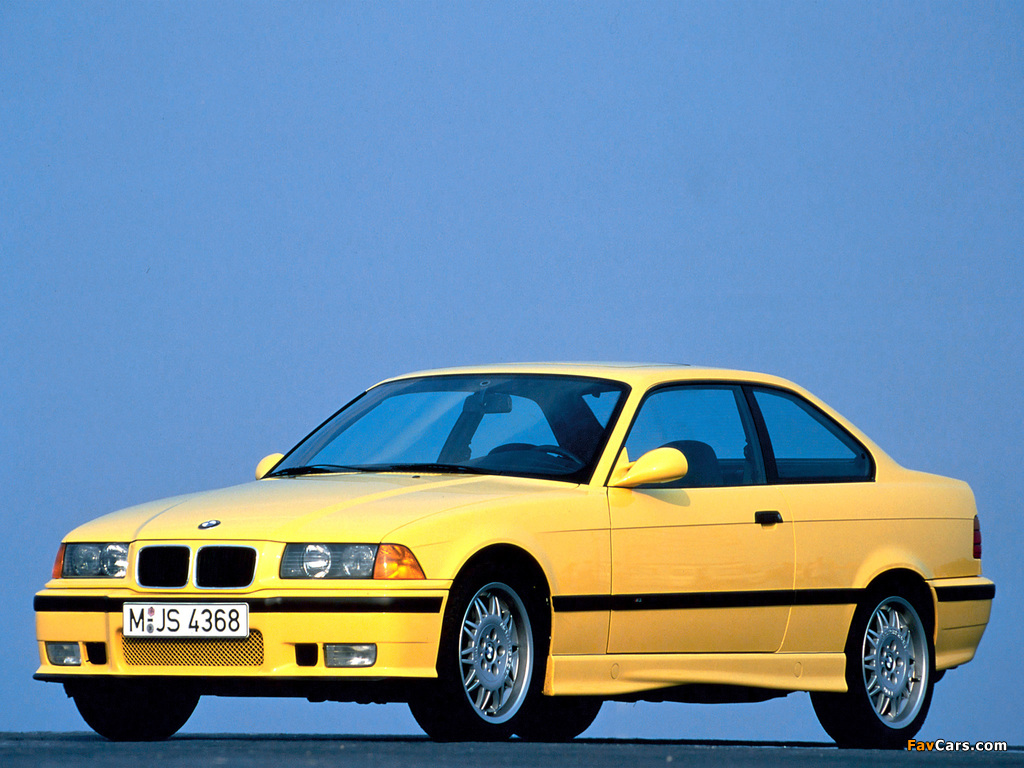 BMW M3 Coupe (E36) 1992–98 pictures (1024 x 768)