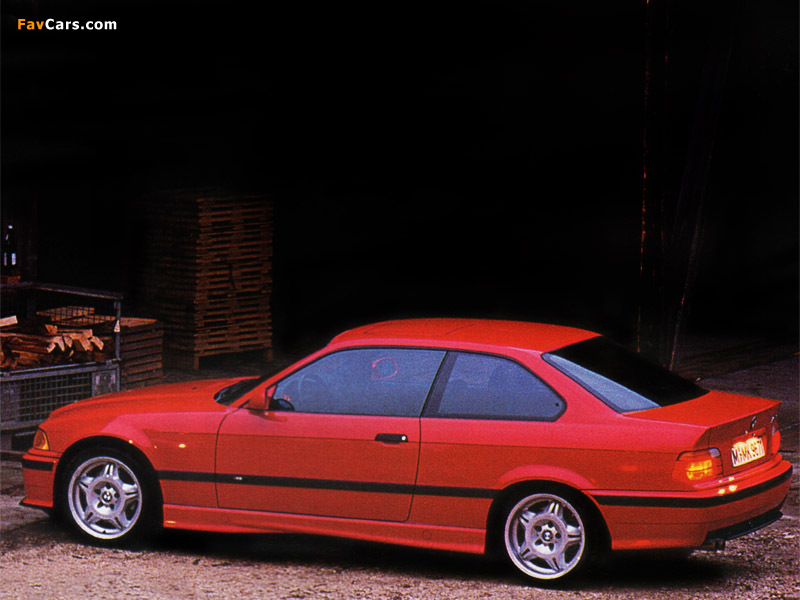 BMW M3 Coupe (E36) 1992–98 wallpapers (800 x 600)